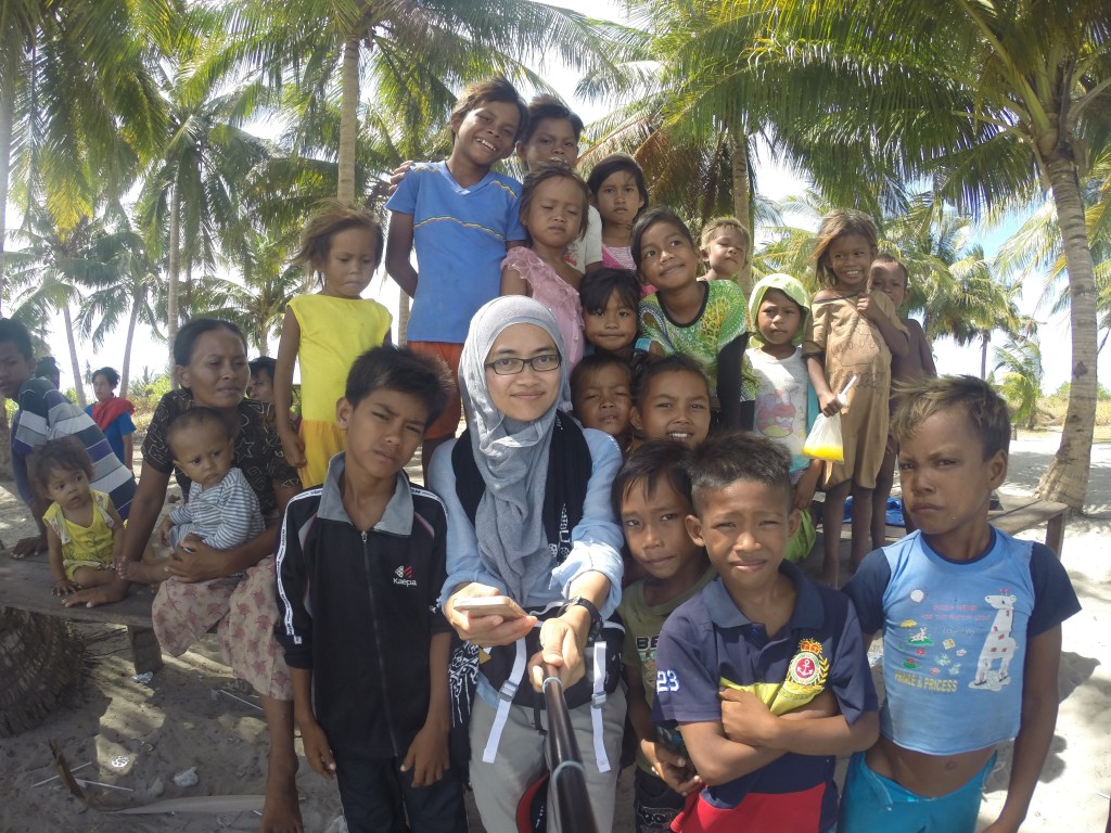 Wefie moment with my island friends