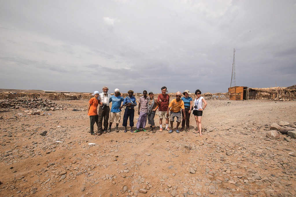 A group photo of us ... the Danakil Depression survivors. A truly depressing experience ... lol